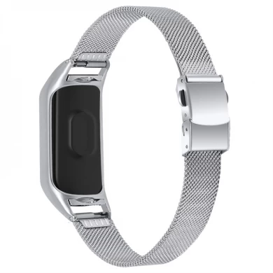 CBXM578 Stainless Steel Milanese Watch Strap For Xiaomi Mi Band 6/5 4/3 Bracelet