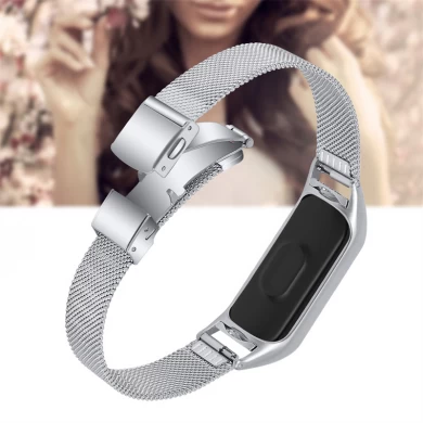 CBXM578 Stainless Steel Milanese Watch Strap For Xiaomi Mi Band 6/5 4/3 Bracelet