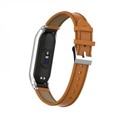 CBXM7-20 Factory Wholesale Fitness Wristband Leather Watch Straps For Xiaomi Mi Band 7 Smart Watch