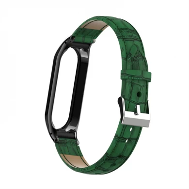 CBXM7-24 Luxury Watch Le cuir en cuir bracelet de remplacement pour Xiaomi Mi Band 7