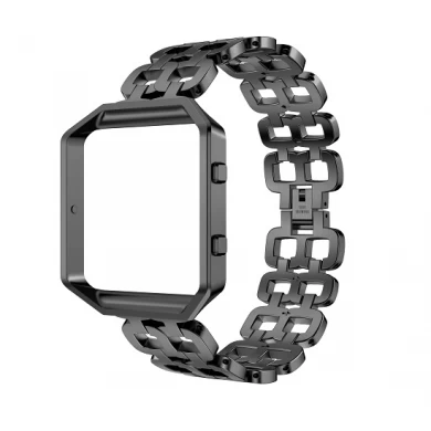 Bande de montre en acier Fitbit Blaze Stailess avec cadre en métal