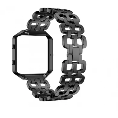 Bande de montre en acier Fitbit Blaze Stailess avec cadre en métal