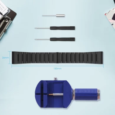 Garmin Fenix Easy Fit 26 mm largeur bande de montre en acier inoxydable