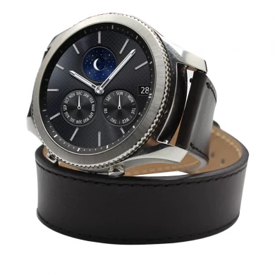 Style de loisirs universel Samsung Gear S3 bracelets de montre en cuir