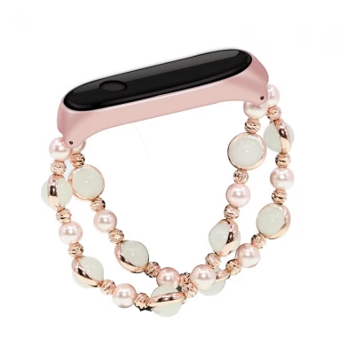 Luminous Achat Perlen Handschlaufe für Xiaomi Mi Band 3