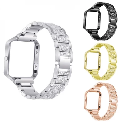 Luxus Strass Diamant Edelstahl Armband Armband