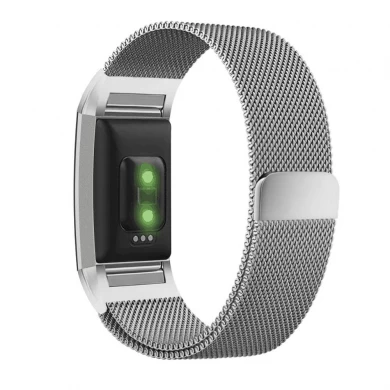 Mesh Milanese Loop Stainless Steel Watch Band With Strong Magnetic Clasp
