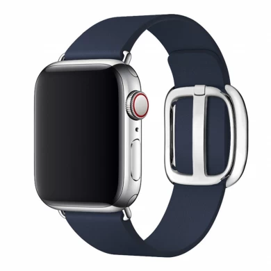 Apple saat iWatch için orijinal hakiki deri Watch Band