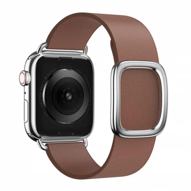 Apple saat iWatch için orijinal hakiki deri Watch Band