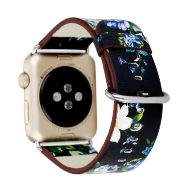 Pastoral Rural Style Soft Leather Replacement Strap iWatch Bands