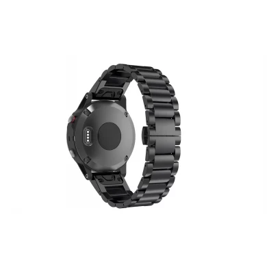 Garmin Fenix 5ステンレススチール交換腕時計バンドストラップをパーソナライズ