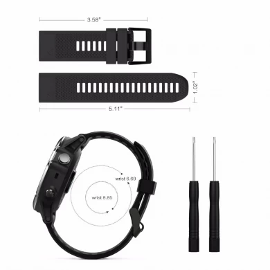 Sports Sytle breathable soft Silicone Watch strap