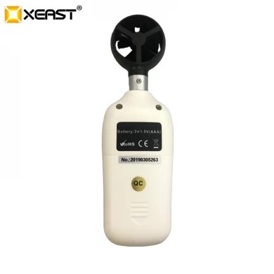 2019 XEAST Портативный цветной ЖК-дисплей Промышленный цифровой анемометр Расходомер воздуха XE-915