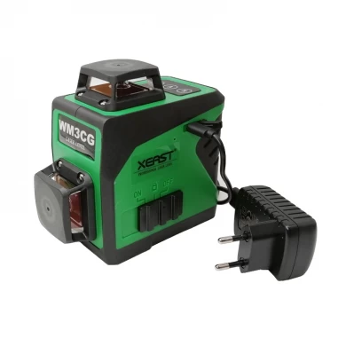 360 rotary 3D High perfomance 12 lines green beam laser level