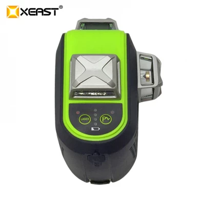 XEAST 12ラインXE-93TGリチウム電池緑色レーザーレベル360垂直および水平自己水平調整クロスライン3Dレーザーレベル