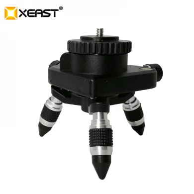 XEAST可调节旋转金属三脚架支架/底座，用于1/4“接口激光水平仪