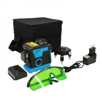 XEAST Laser Level 12 Lines 3D Level Self-Leveling 360 Horizontal And Vertical Cross Super Powerful Green Laser Level