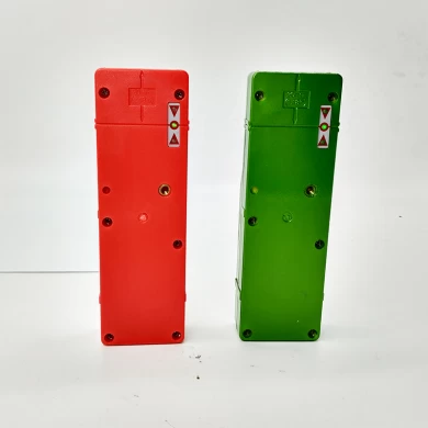 XEAST Außenmodus-Laserpegel verfügbar Rot- und Grünstrahl-Kreuzlinien-Laserempfänger-Detektor mit Klemme