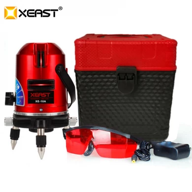 XEAST XE-10A 5 Linien 6 Punkte Laser Level Laser Line Leveling 360 Rotary Cross mit Outdoor-Modell