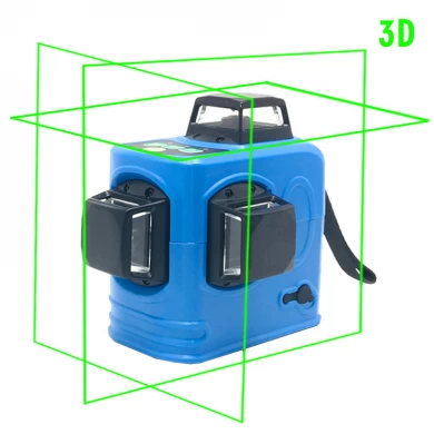 XEAST XE-68 3D Laser Levels 12 Lines Cross Level with Tilt Function and Self Leveling Outdoor 360 Rotary Green Laser