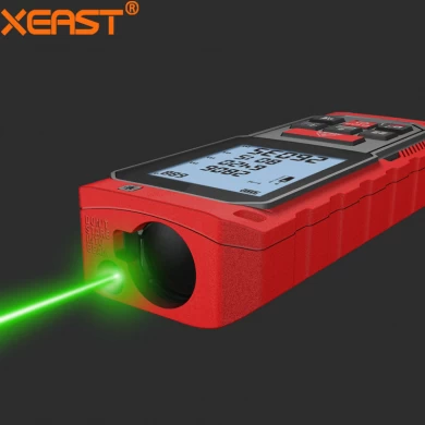 Medidor da distância do laser de XEAST XE-S2 50M / 70M / 100M / 120M com laser da luz verde