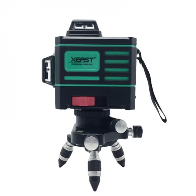 XEAST touch control 12Lines Self-Leveling 360 Cross Super Powerful Green Beam laser Level tool