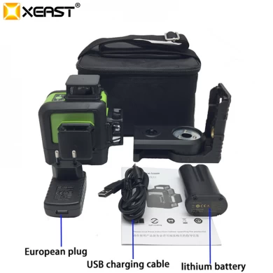 Xeast XE-903 360 Degree Multipurpose Leveling Tool Cheap Cross Green Sensor 3d Laser Level