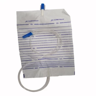 Sac d'urine jetable de 1000 ml 2000 ml