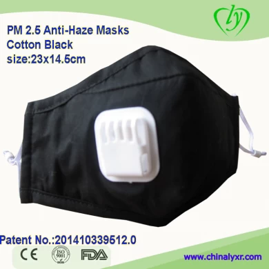 Black reusable cotton mask black