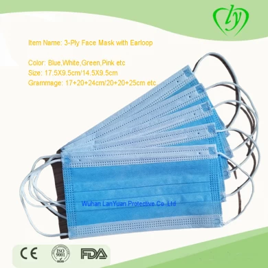 Blue Disposable PP Face Mask