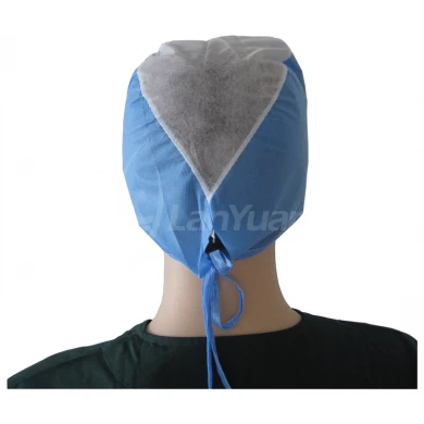 Blue Disposable SPP Doctor Cap with Easy Ties