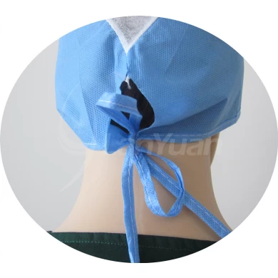 Blue Disposable SPP Doctor Cap with Easy Ties