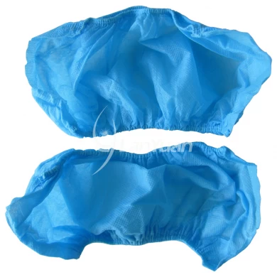 Blue Disposable anti skid Shoe cover