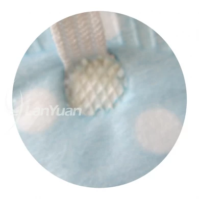 Blue Nonwoven Face Mask with White Dots Pattern and Valve