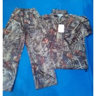 Camouflage Reusable Raincoat With Jacket and Pant