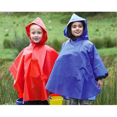 Children Disposable Soft PVC Material Regenmantel