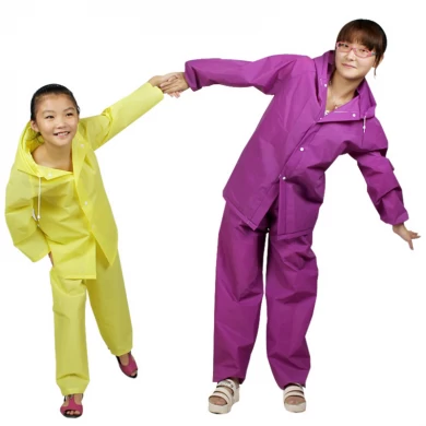 Children and Adult Split-type Thick Rain Coat