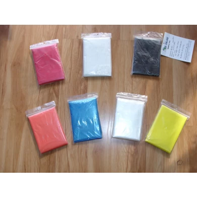 Clear Raincoat PE Emergency Portable Poncho for Adult and Children