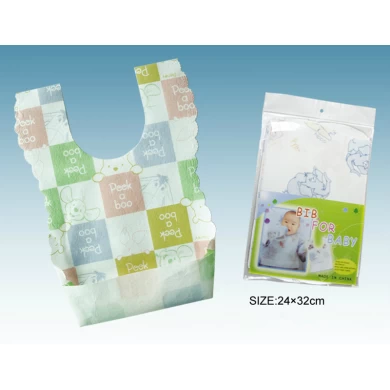 Comfortable Composite Paper Printed Cute Baby Bib