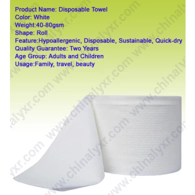 Cotton Soft Non-Woven Disposable Portable Dry and Wet Towel Disposable Cotton Towel