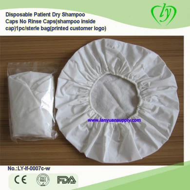 Customized Disposable Microwavable No Rinse Shampoo Shower Cap