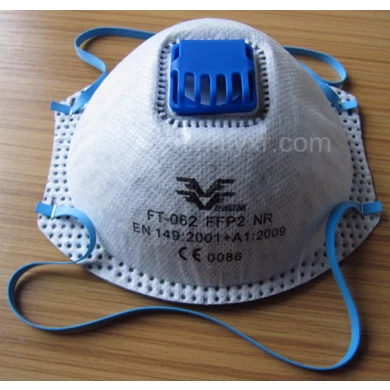 Disposable FFP2 Active Carbon Dust Face Mask Respirator with Valve