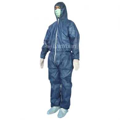 Einweg-mikroporöser Coverall, Schutzkleidung