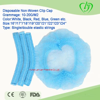 Disposable Non-Woven Clip Cap