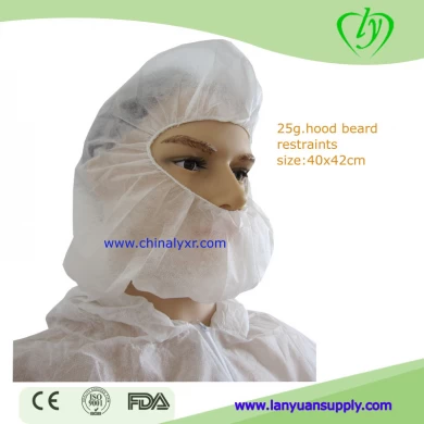 Disposable Non woven Hood cap Balaclava Headgear with Beard Cover