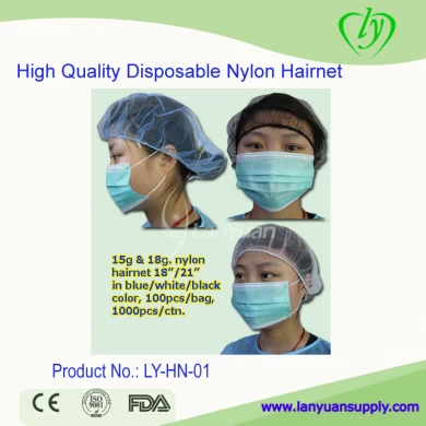 Disposable Nylon Hairnet Cap