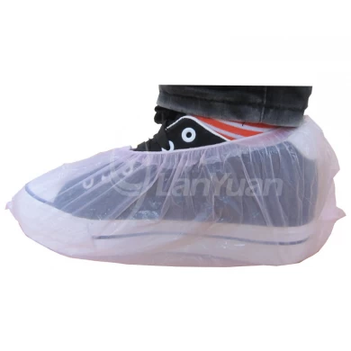 Disposable PE pink shoe cover