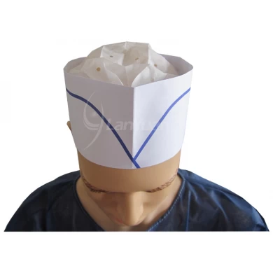 Одноразовые бумажные Chef Cooking Hat (синий Single Газа)