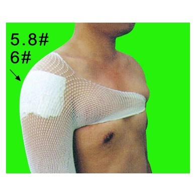 Elastische Bandage-medizinische rohrförmige Net-Verband mit hoher Elastizität