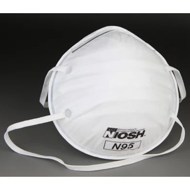 Masque facial N95 Respirateur avec valve en blanc